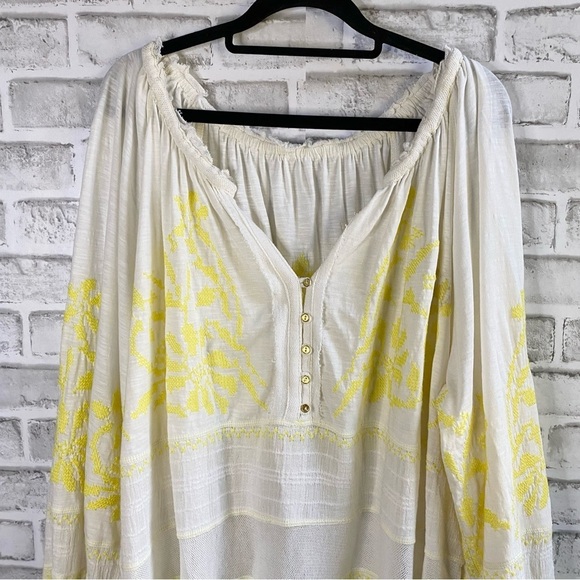Free People Persuasion Embroidered Boho Top - Picture 6 of 11
